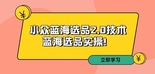 拼多多培训第33期:小众蓝海选品2.0技术-蓝海选品实操!插图 拼多多培训第33期:小众蓝海选品2.0技术-蓝海选品实操!