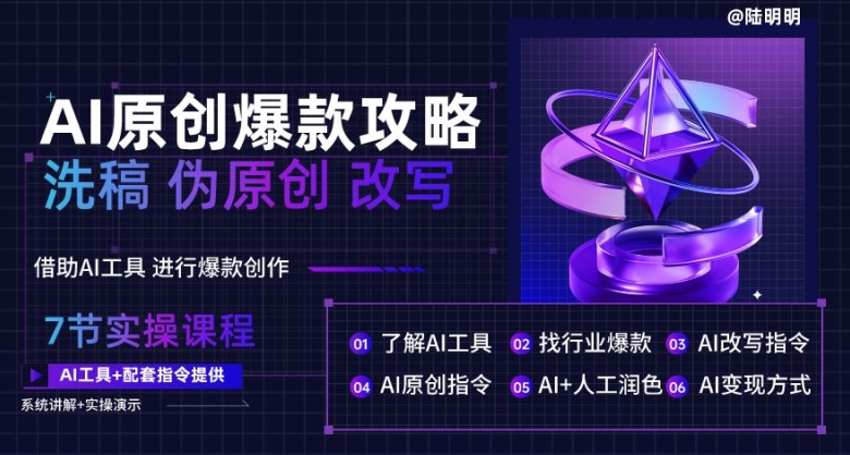 AI原创爆款攻略,洗稿改写伪原创必备,轻松创作10万+爆款文案【揭秘】插图 AI原创爆款攻略,洗稿改写伪原创必备,轻松创作10万+爆款文案【揭秘】