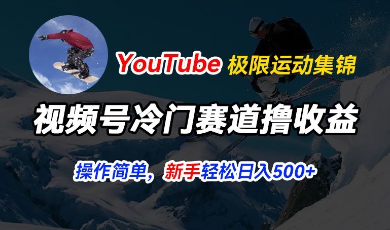 视频号冷门赛道撸收益,YouTube搬运极限运动集锦,暴力起号,操作简单流量高,轻松日入5张【揭秘】插图 视频号冷门赛道撸收益,YouTube搬运极限运动集锦,暴力起号,操作简单流量高,轻松日入5张【揭秘】