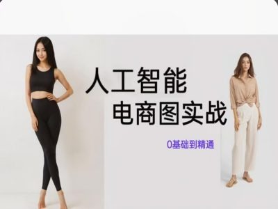 人工智能SD电商图实战,ai绘图0基础到精通插图 人工智能SD电商图实战,ai绘图0基础到精通